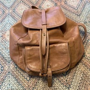 Madewell leather backpack